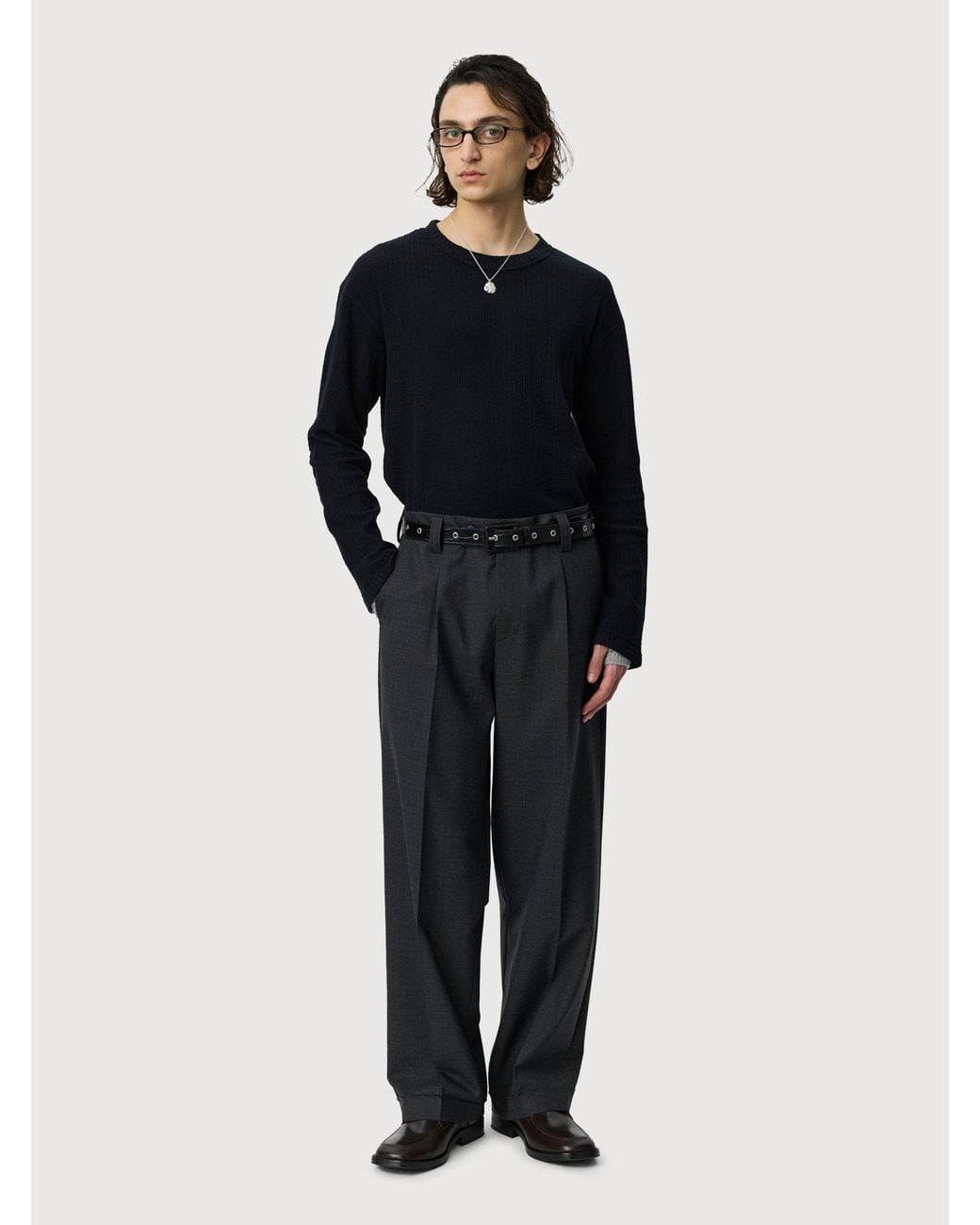 mfpen Blue Patch Trousers for men