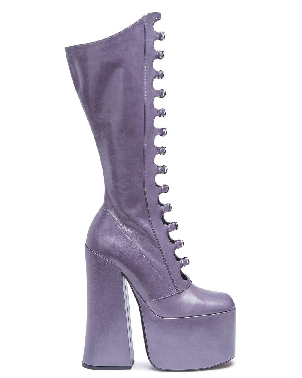 Marc Jacobs Kiki Platform Buckle Boot 170mm in Purple | Lyst
