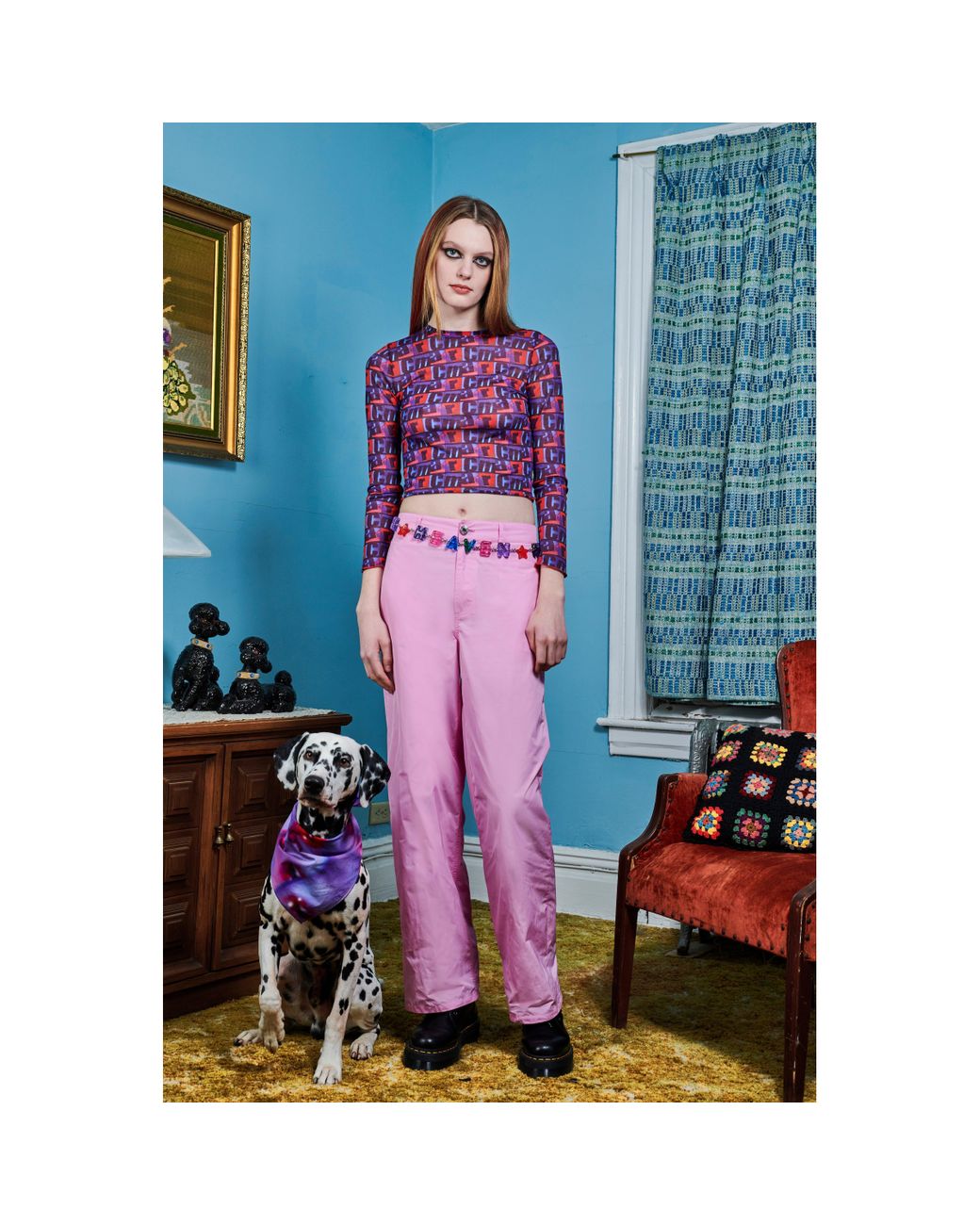Marc Jacobs Heaven By Wide Trousers in Pink for Men | Lyst