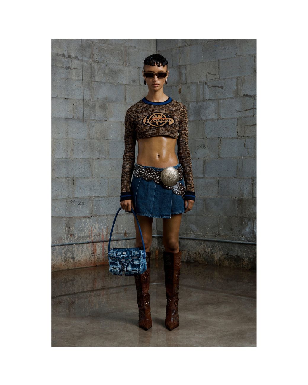Marc Jacobs Heaven Logo Cropped Sweater | Lyst