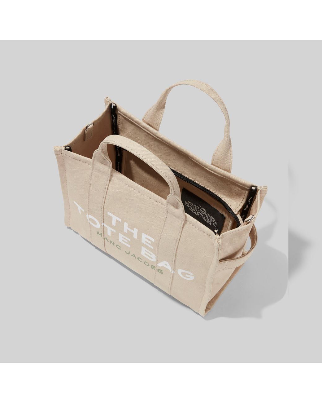 Marc Jacobs Cotton The Small Traveller Tote Bag in Beige (Natural ... Marc Jacobs Cotton The Small Traveller Tote Bag in Beige (Natural ...