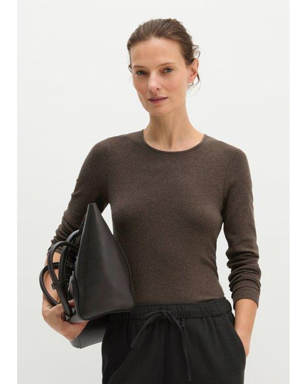 Marc O' Polo Longsleeve Regular in het Brown