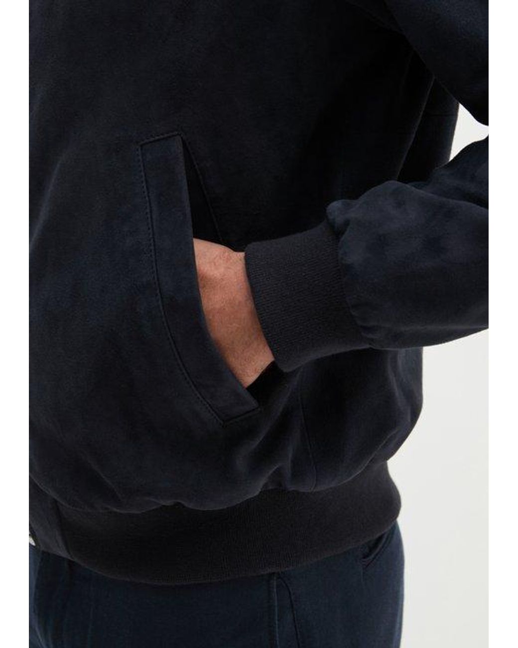 Marc O' Polo Leren Jack Regular in het Blue voor heren