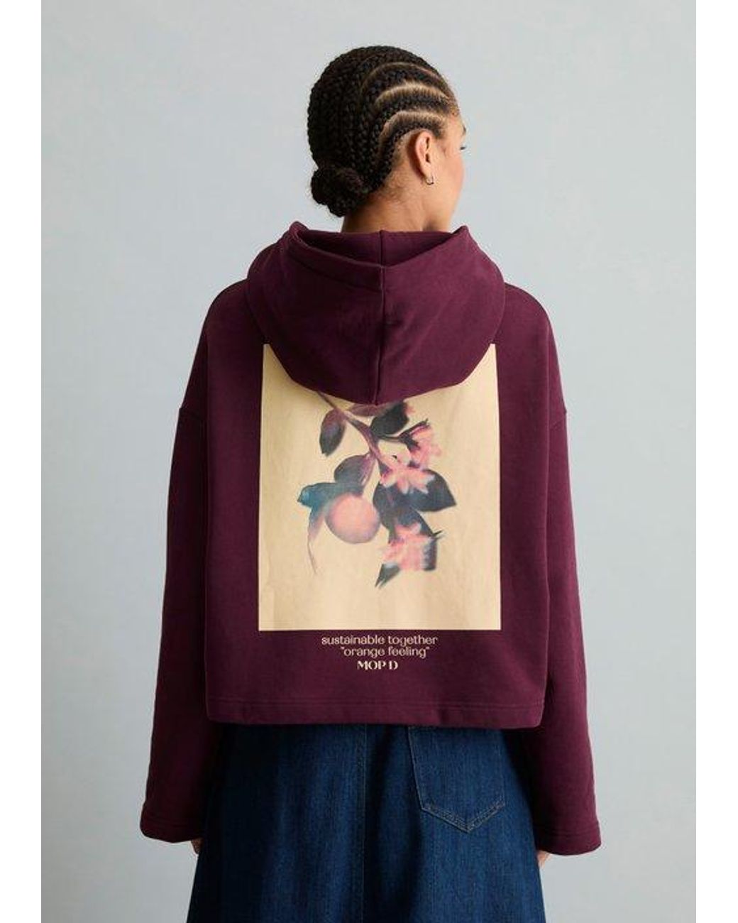 Sudadera Con Capucha Corta Marc O' Polo de color Blue