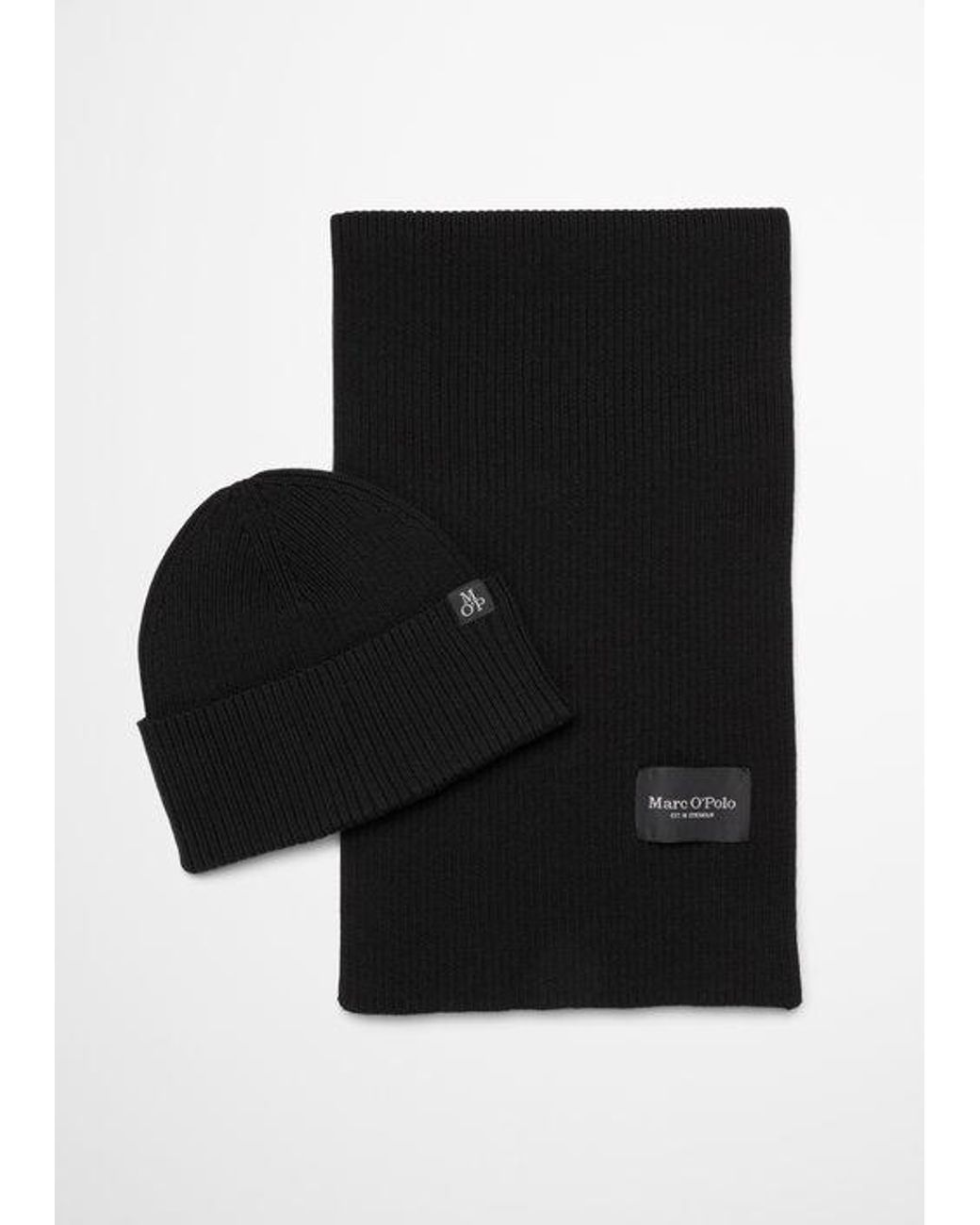 Set Berretto E Sciarpa di Marc O' Polo in Black da Uomo