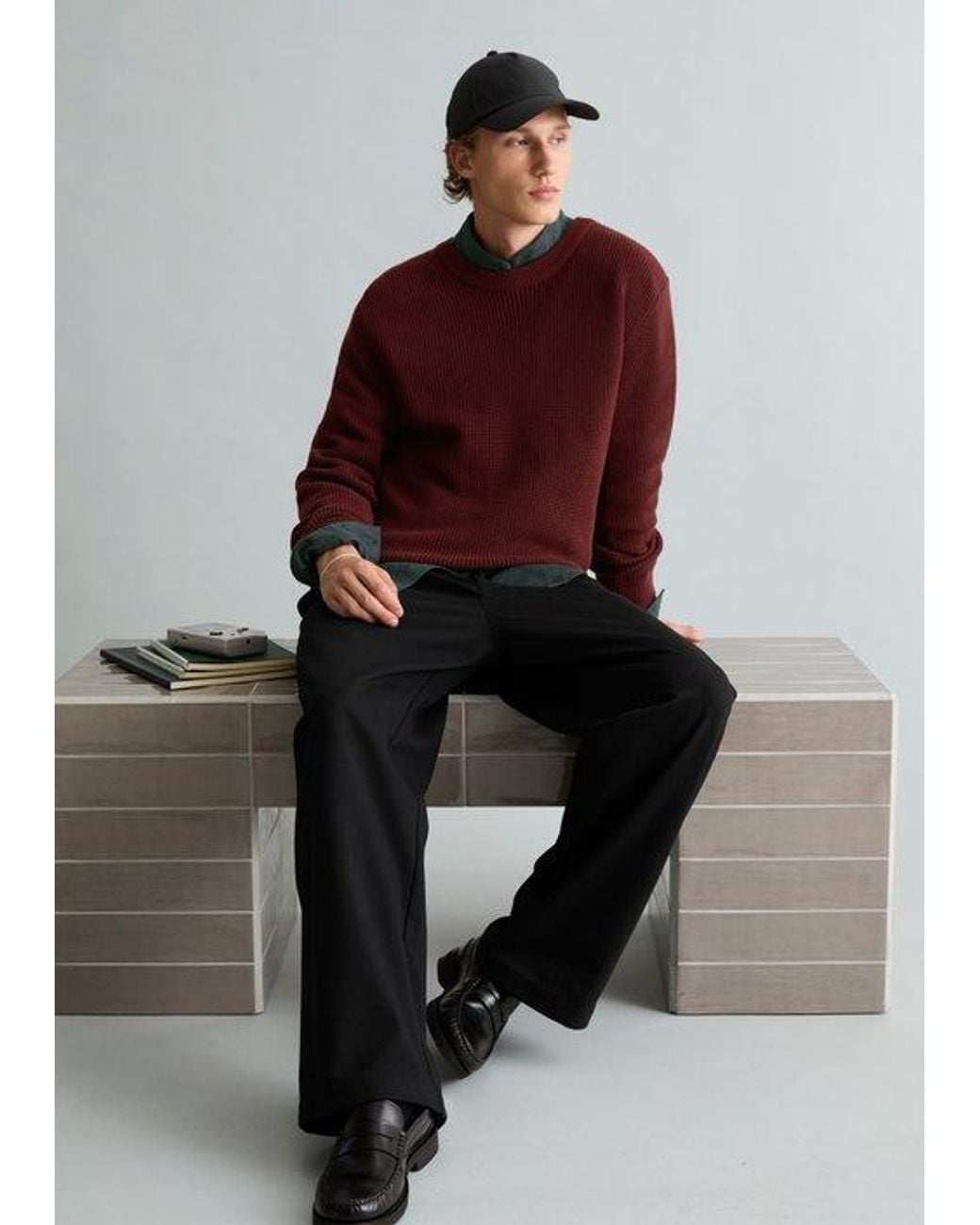 Marc O' Polo Pullover Regular in Red für Herren