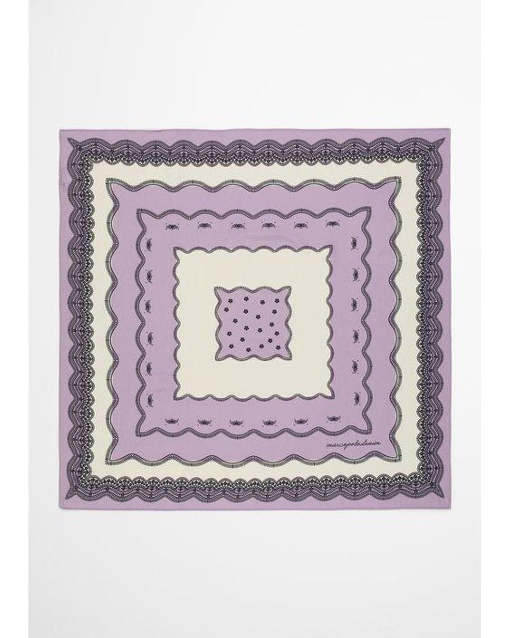 Bufanda Estampada Marc O' Polo de color Purple