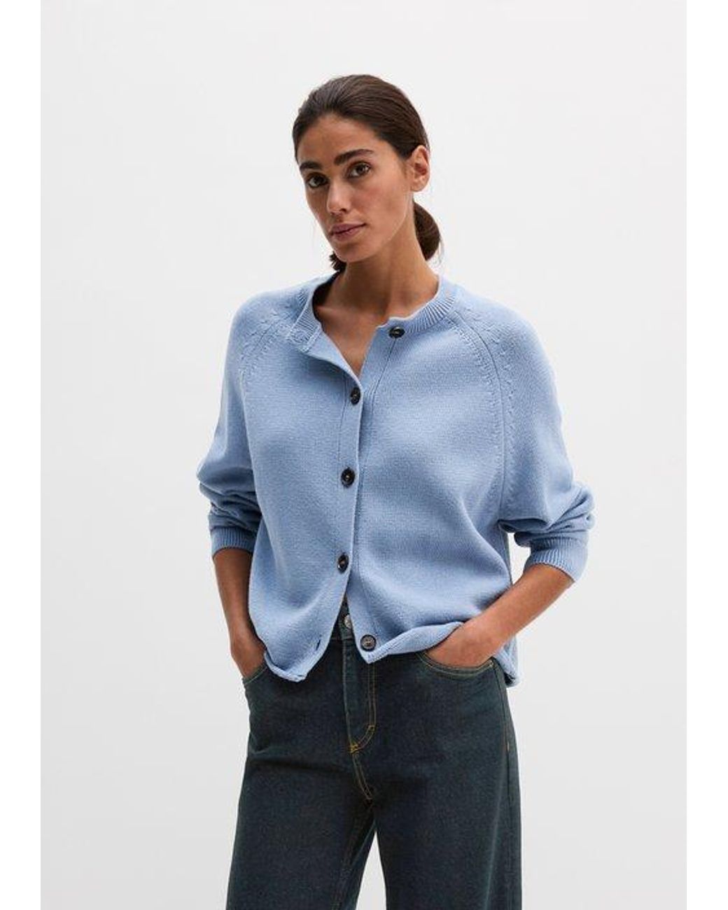 Marc O' Polo Vest, Regular Model in het Blue
