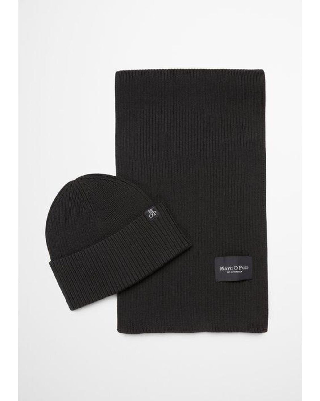 Set Berretto E Sciarpa di Marc O' Polo in Black da Uomo