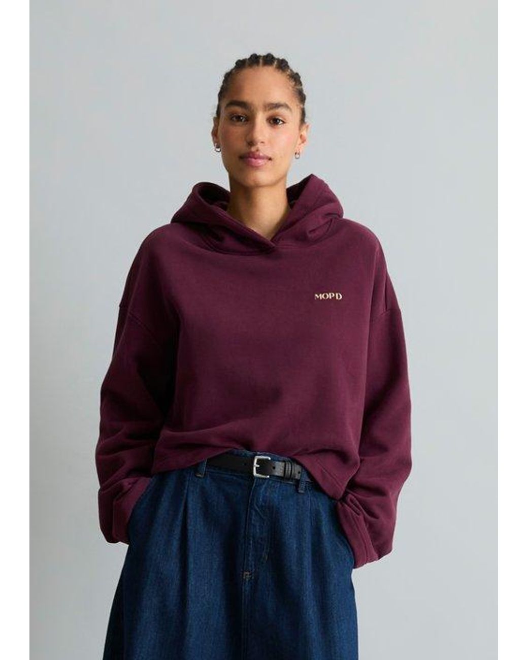 Sudadera Con Capucha Corta Marc O' Polo de color Blue