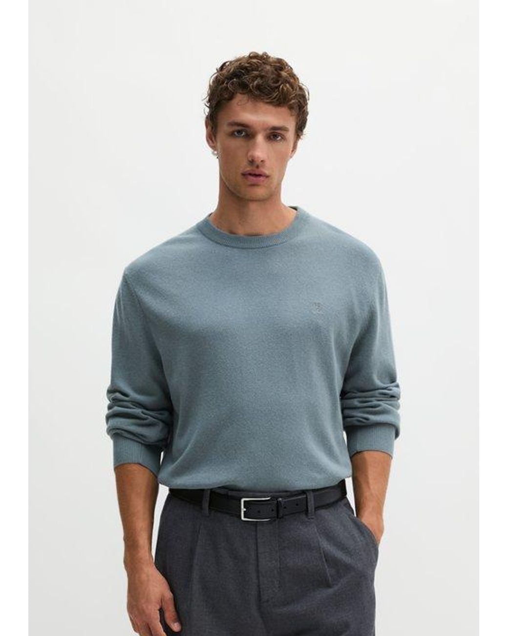 Marc O' Polo Trui Regular in het Blue voor heren