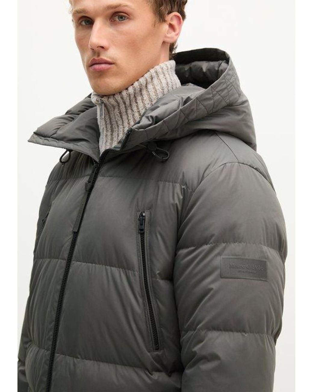Marc O' Polo Buffer-Donsjas, Regular in het Gray voor heren