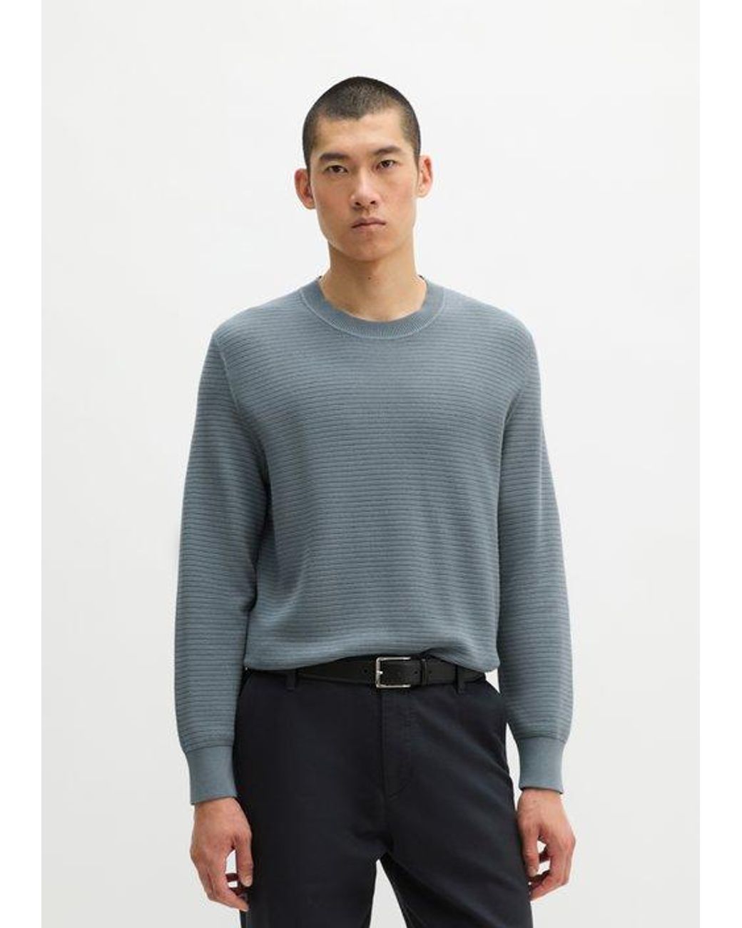 Marc O' Polo Trui, Regular Fit in het Blue voor heren