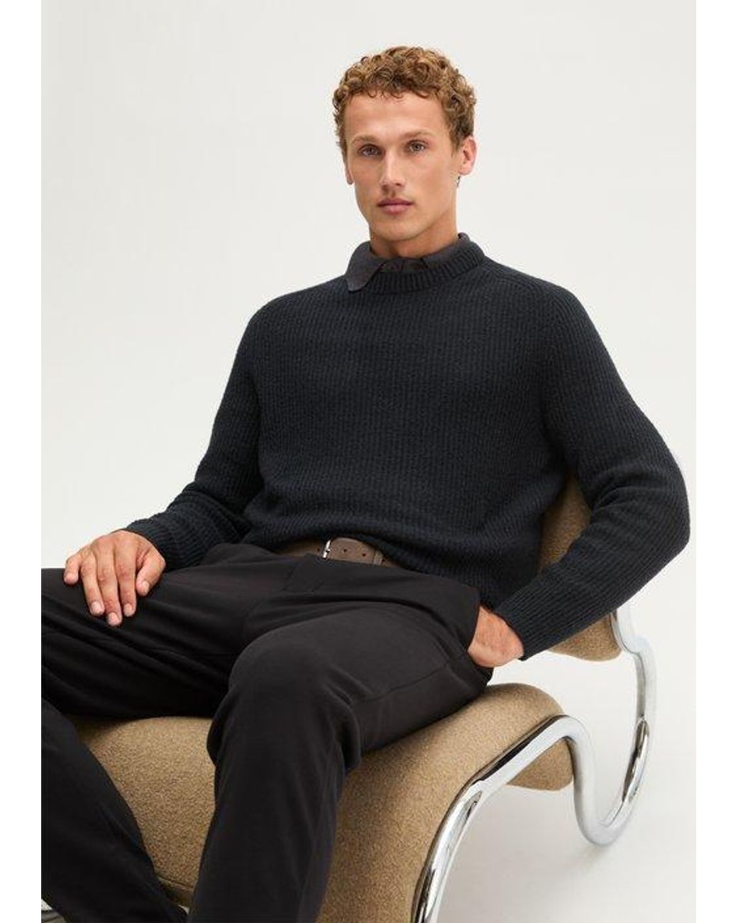 Marc O' Polo Pullover Regular in Black für Herren