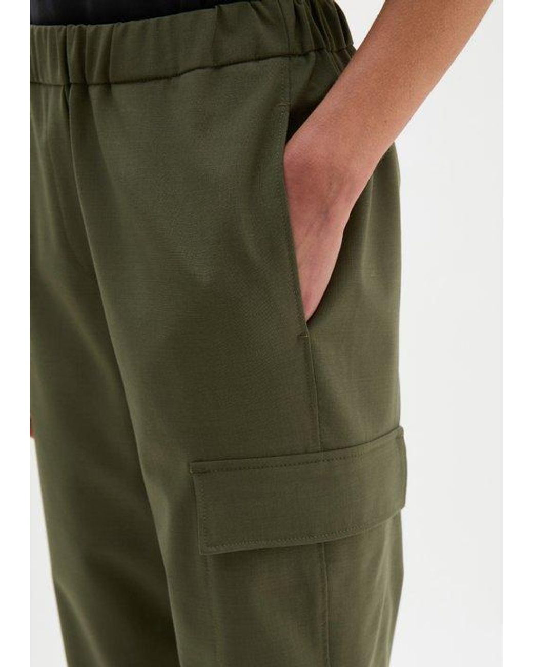 Marc O' Polo Cargo Pull-On Broek Regular in het Black