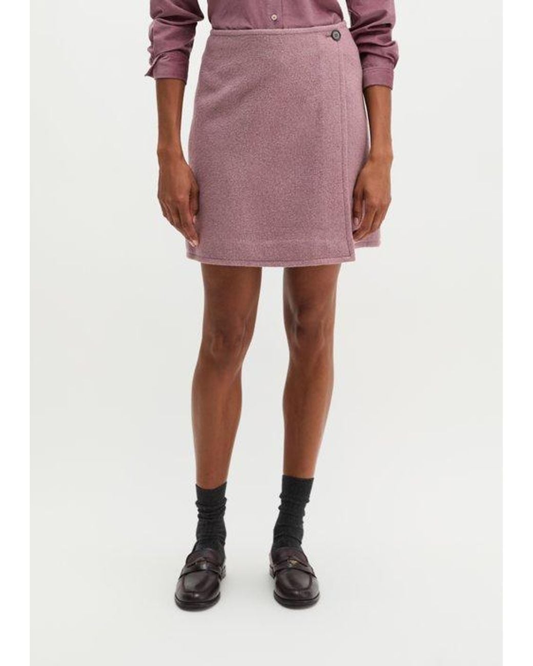 Marc O' Polo Mini-Wikkelrok, Regular in het Pink