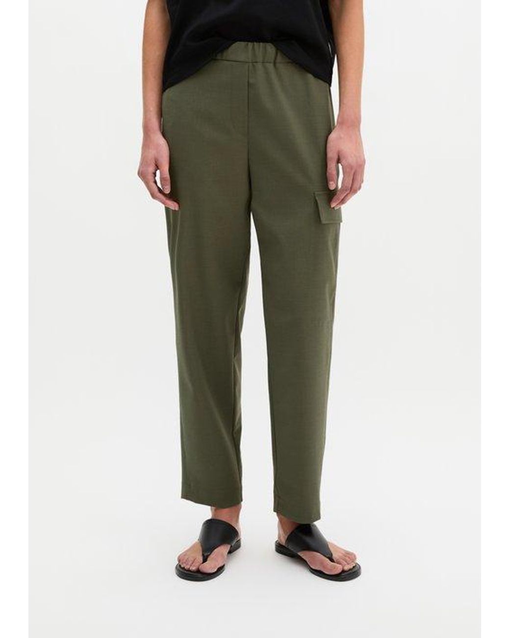 Marc O' Polo Cargo Pull-On Broek Regular in het Black