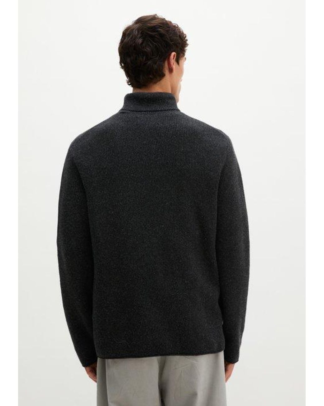 Jersey De Cuello Alto, Corte Regular Marc O' Polo de hombre de color Black