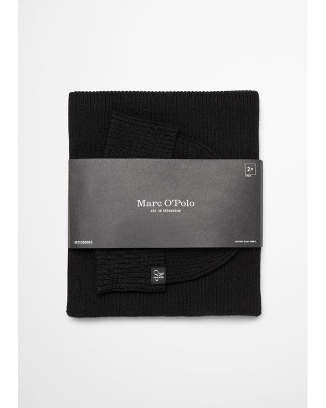 Set Berretto E Sciarpa di Marc O' Polo in Black da Uomo