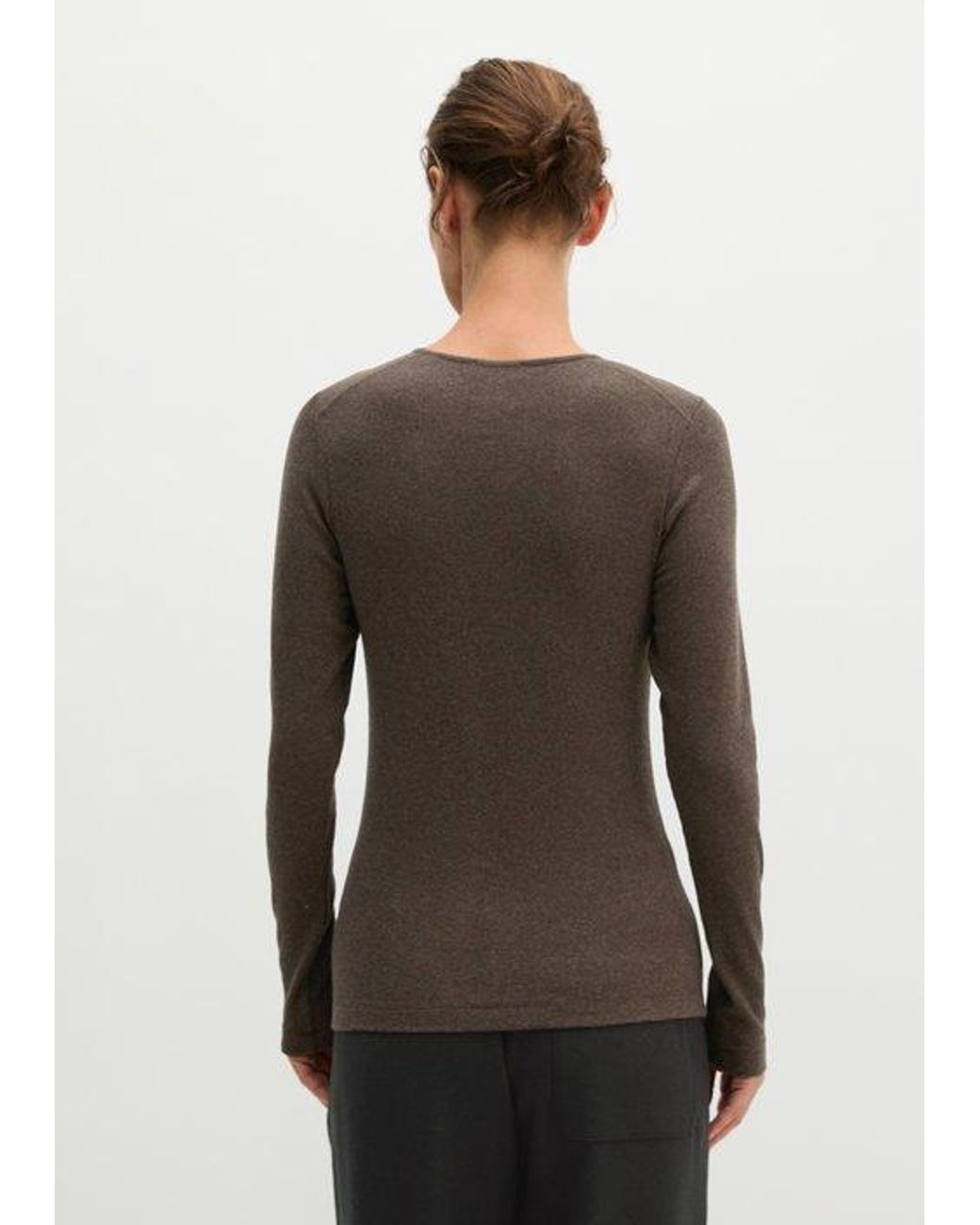Marc O' Polo Longsleeve Regular in het Brown