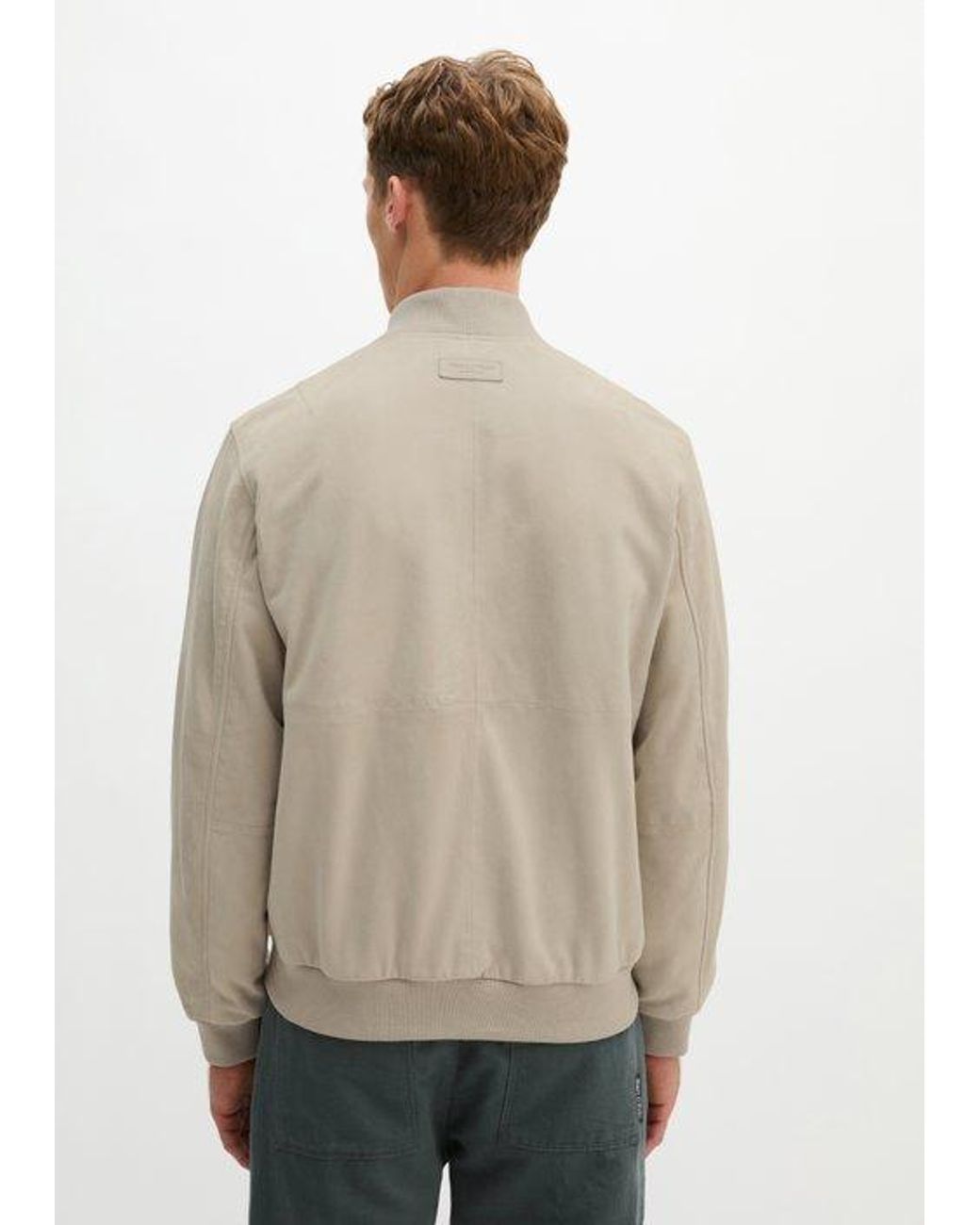 Marc O' Polo Leren Jack Regular in het Natural voor heren