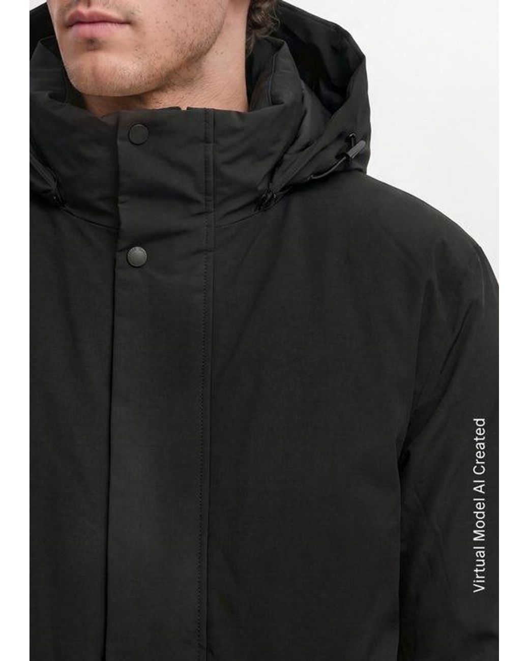 Marc O' Polo Donsparka Mop X Function in het Black voor heren