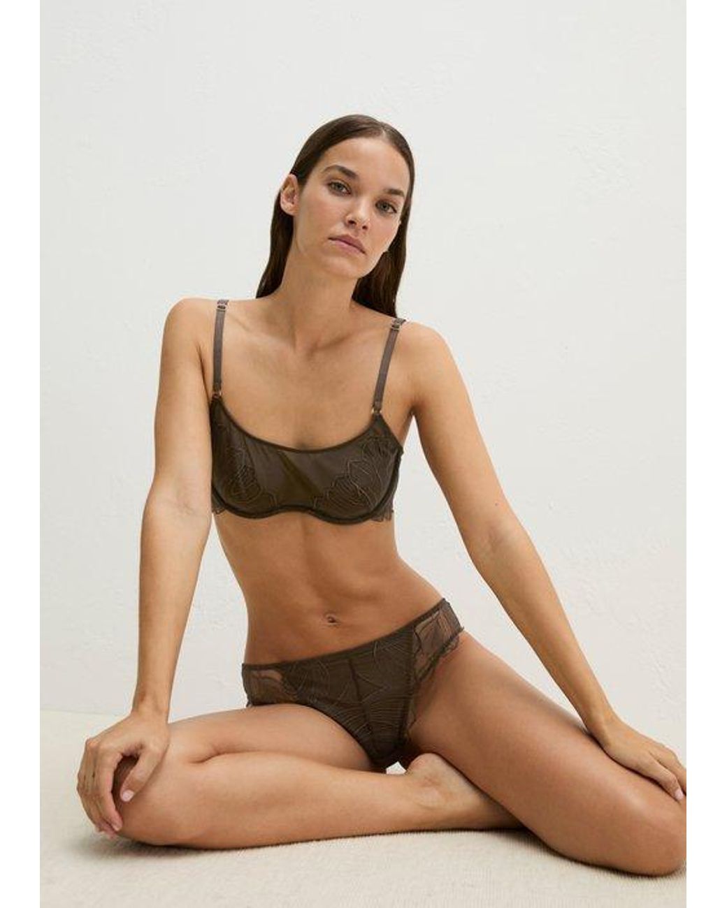Marc O' Polo Bralette in het Natural