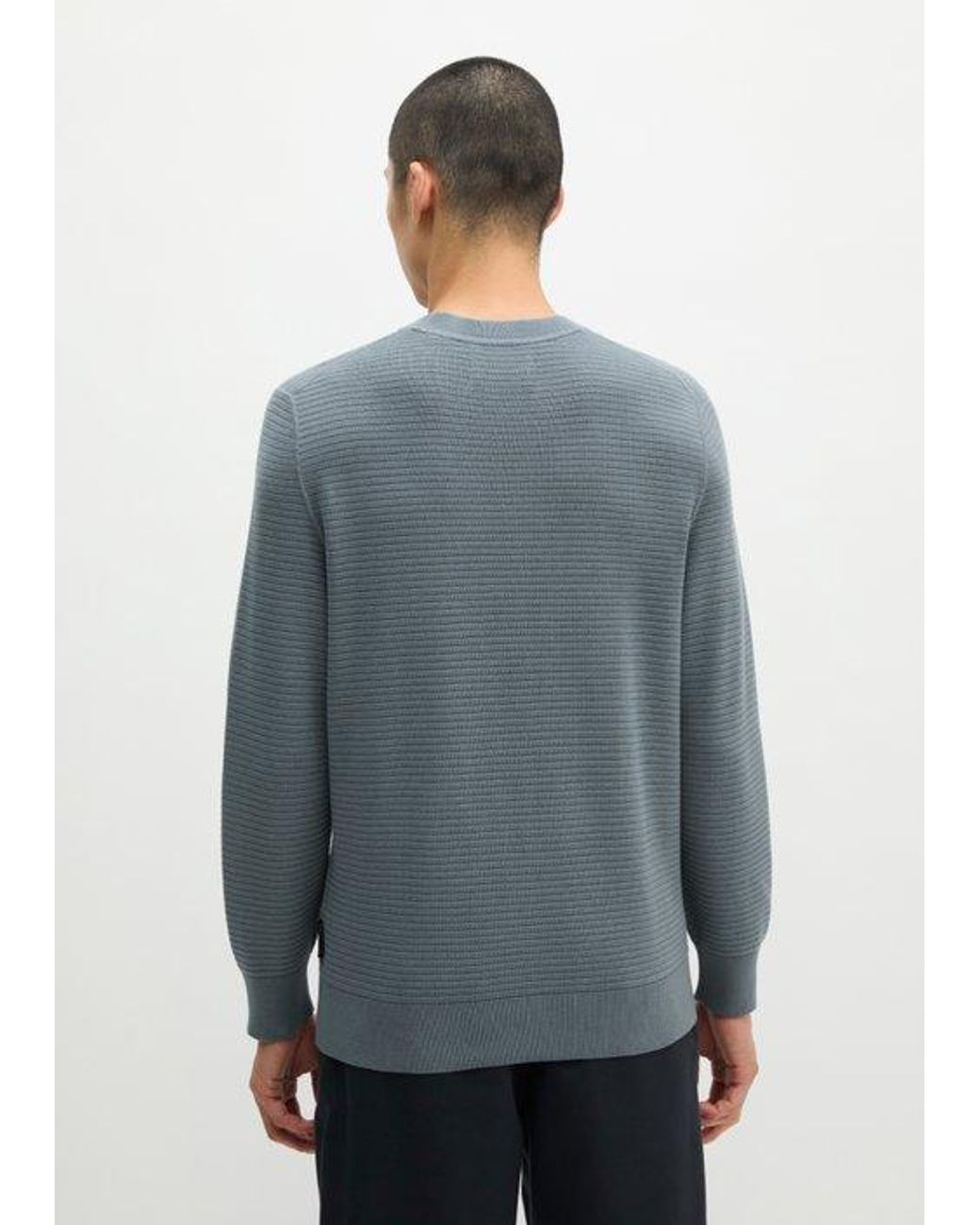 Marc O' Polo Trui, Regular Fit in het Blue voor heren