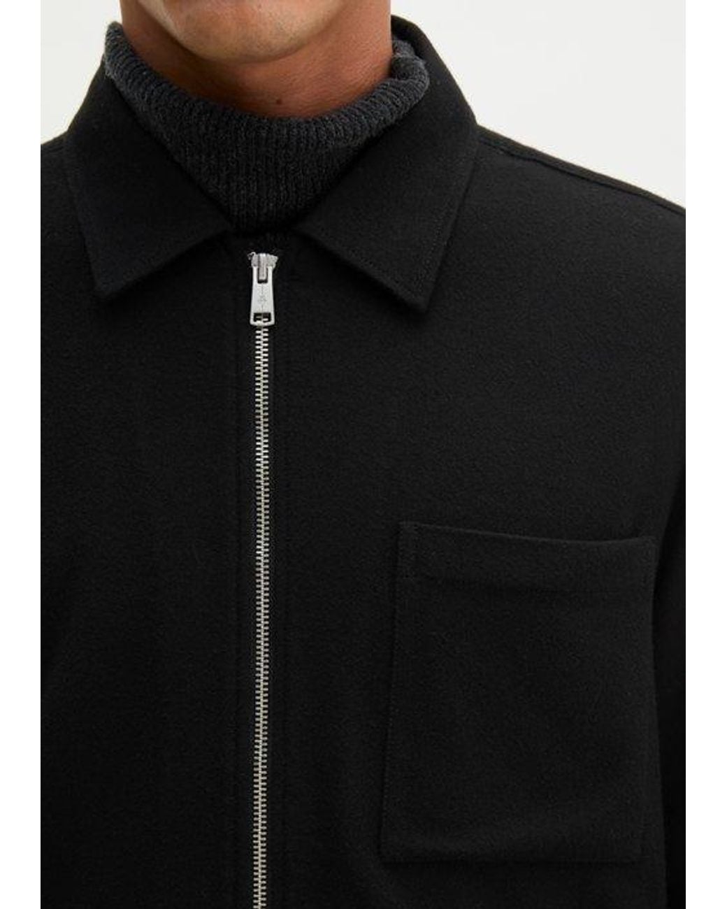 Marc O' Polo Zip-Overshirt, Regular in het Black voor heren