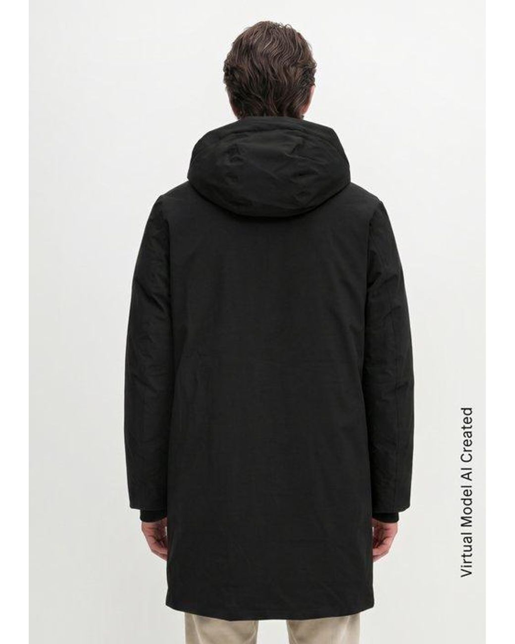 Marc O' Polo Donsparka Mop X Function in het Black voor heren