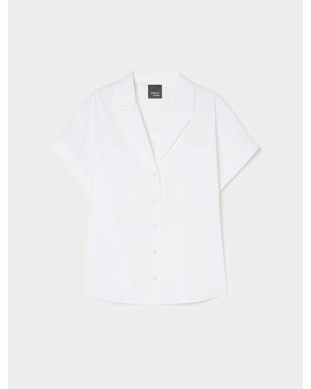 Chemisier En Coton Et Nylon Marina Rinaldi en coloris White