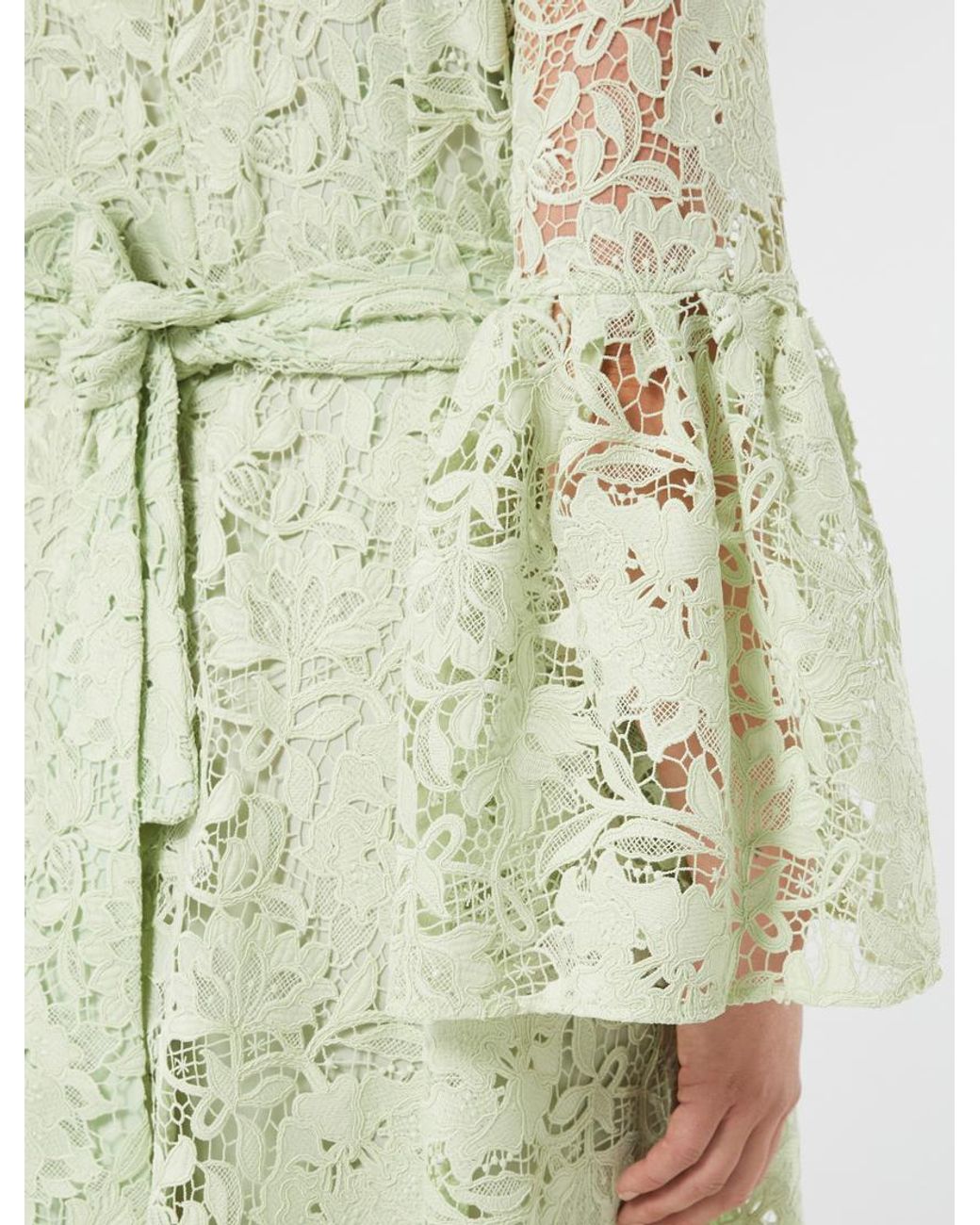 Robe-Chemise En Dentelle Marina Rinaldi en coloris Green