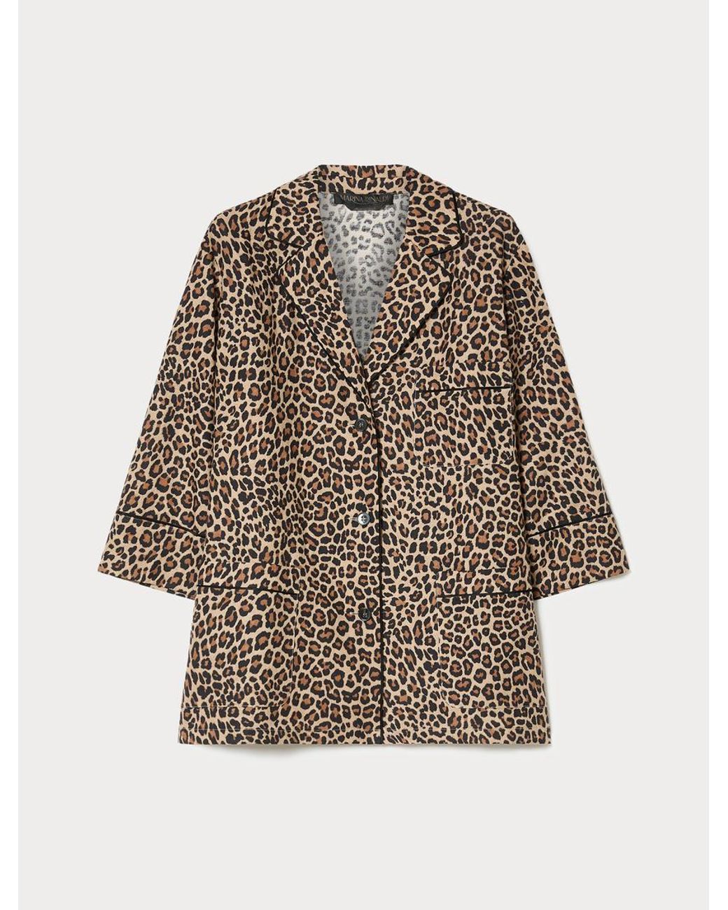 Chemise En Toile De Lin Et Coton Marina Rinaldi en coloris Brown
