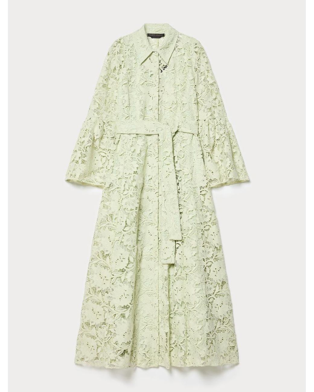 Robe-Chemise En Dentelle Marina Rinaldi en coloris Green
