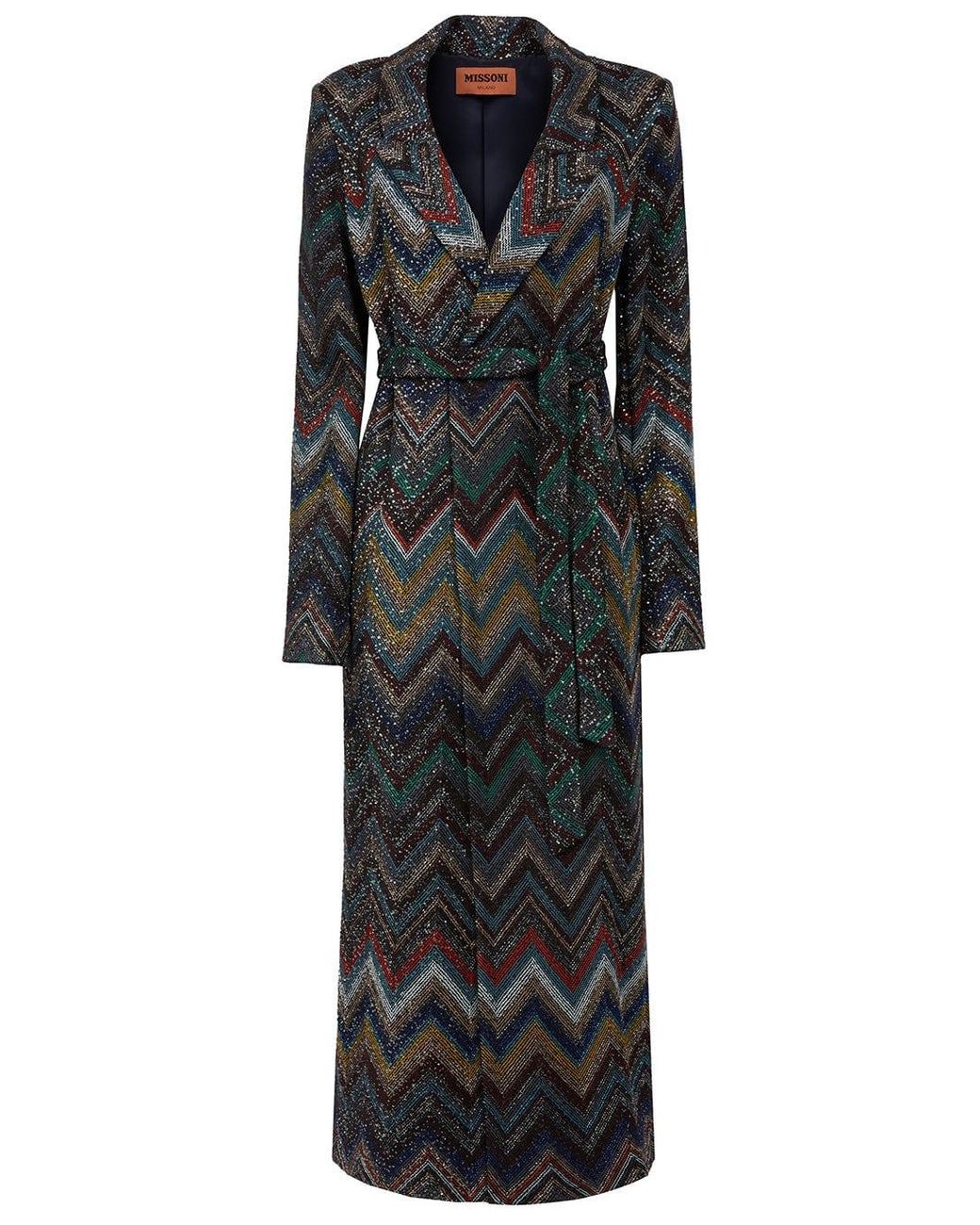 Missoni Synthetic Light Weight Caperdoni Coat in Black | Lyst