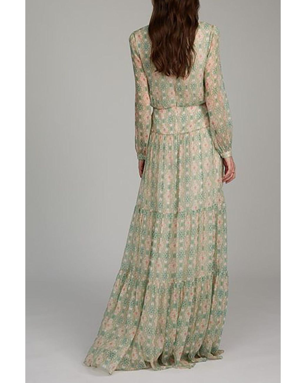 Saloni Silk Isabel Long Dress - Save 26 
