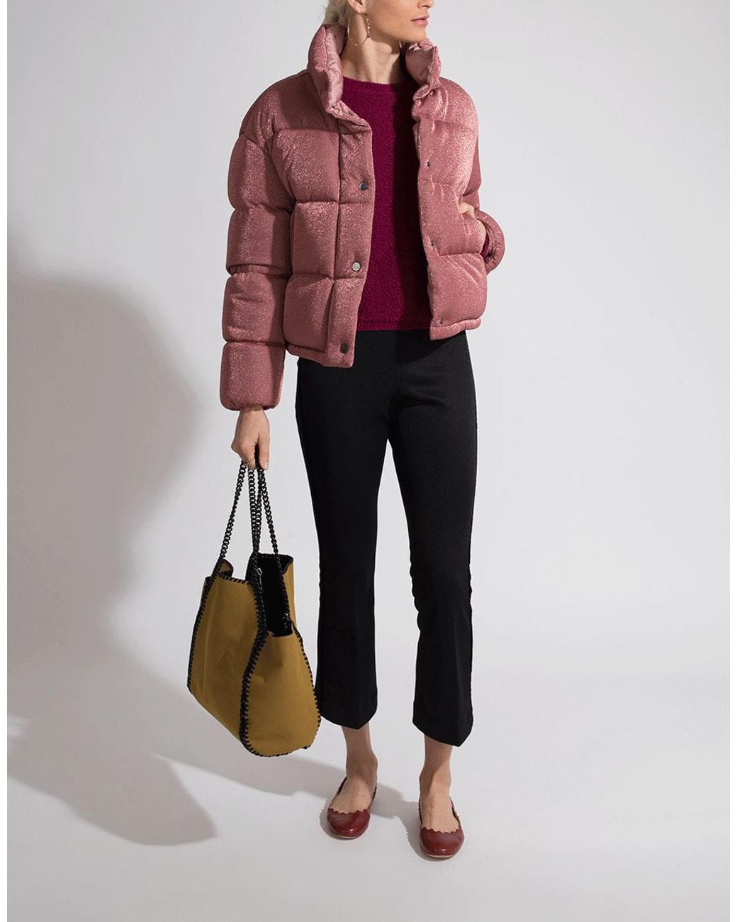 Moncler Synthetic Caille Sparkle Puffer
