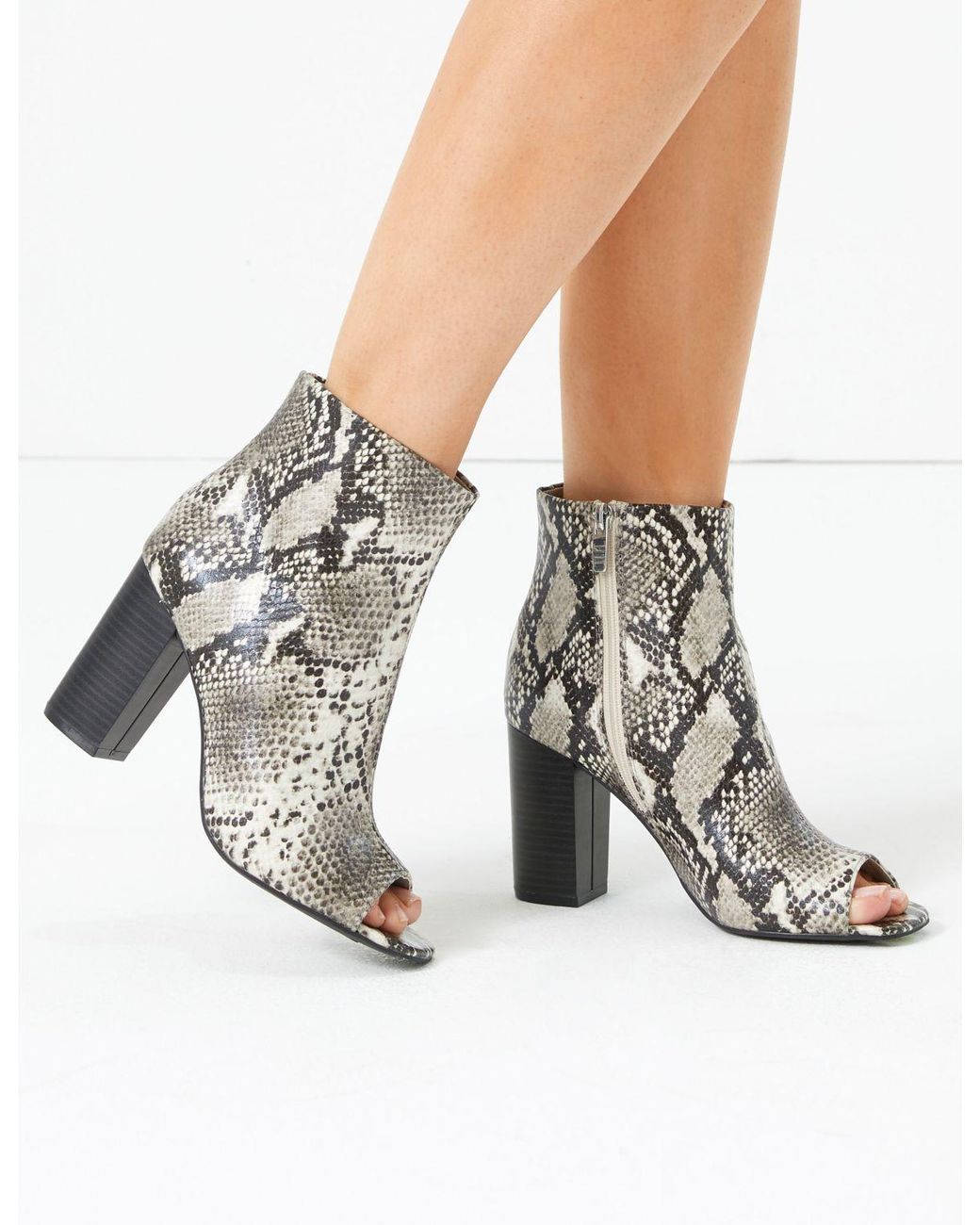 marks and spencer animal print shoes