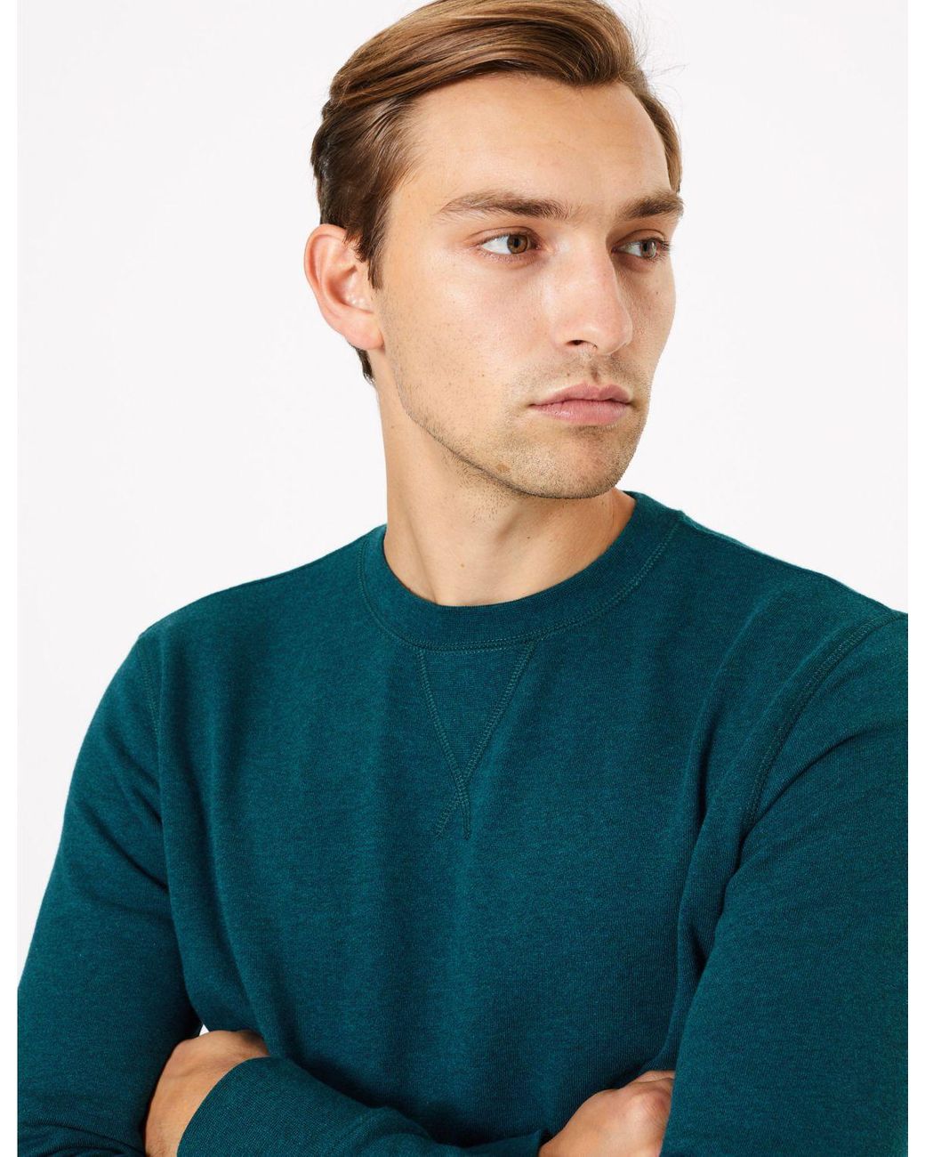 Cotton Crew Neck Sweatshirt