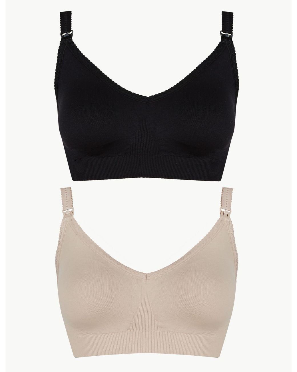 Ex Marks and Spencer 2 Pack Total Support Full Cup Bras 36B