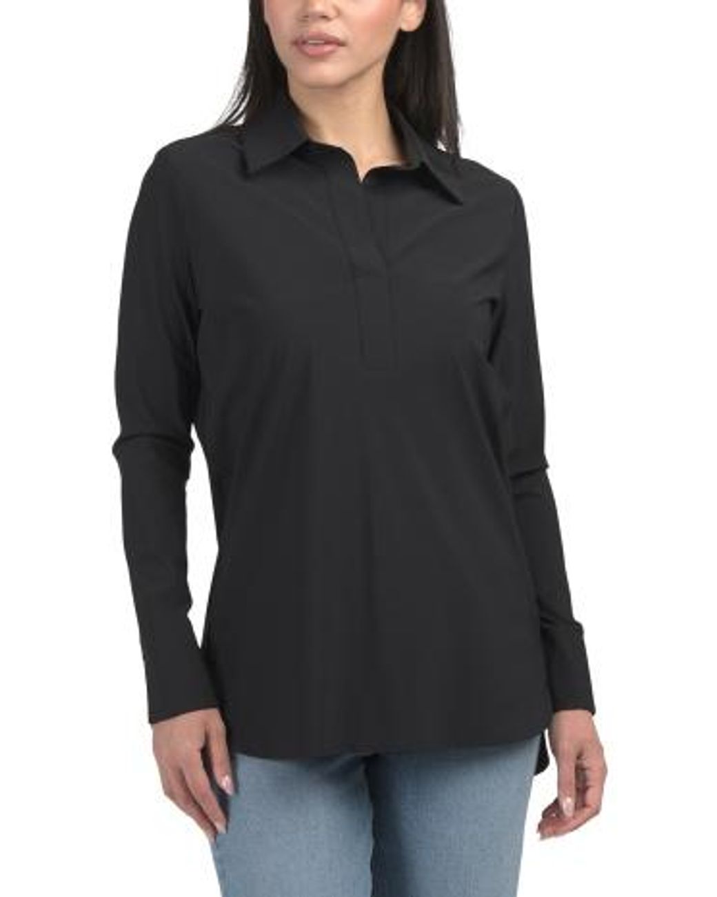 MARSHALLS Black Hadley Top For