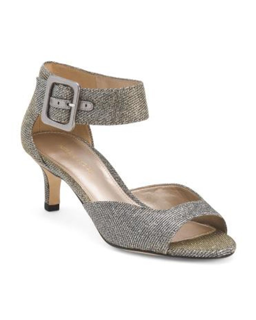 MARSHALLS Metallic Berlin Heels For