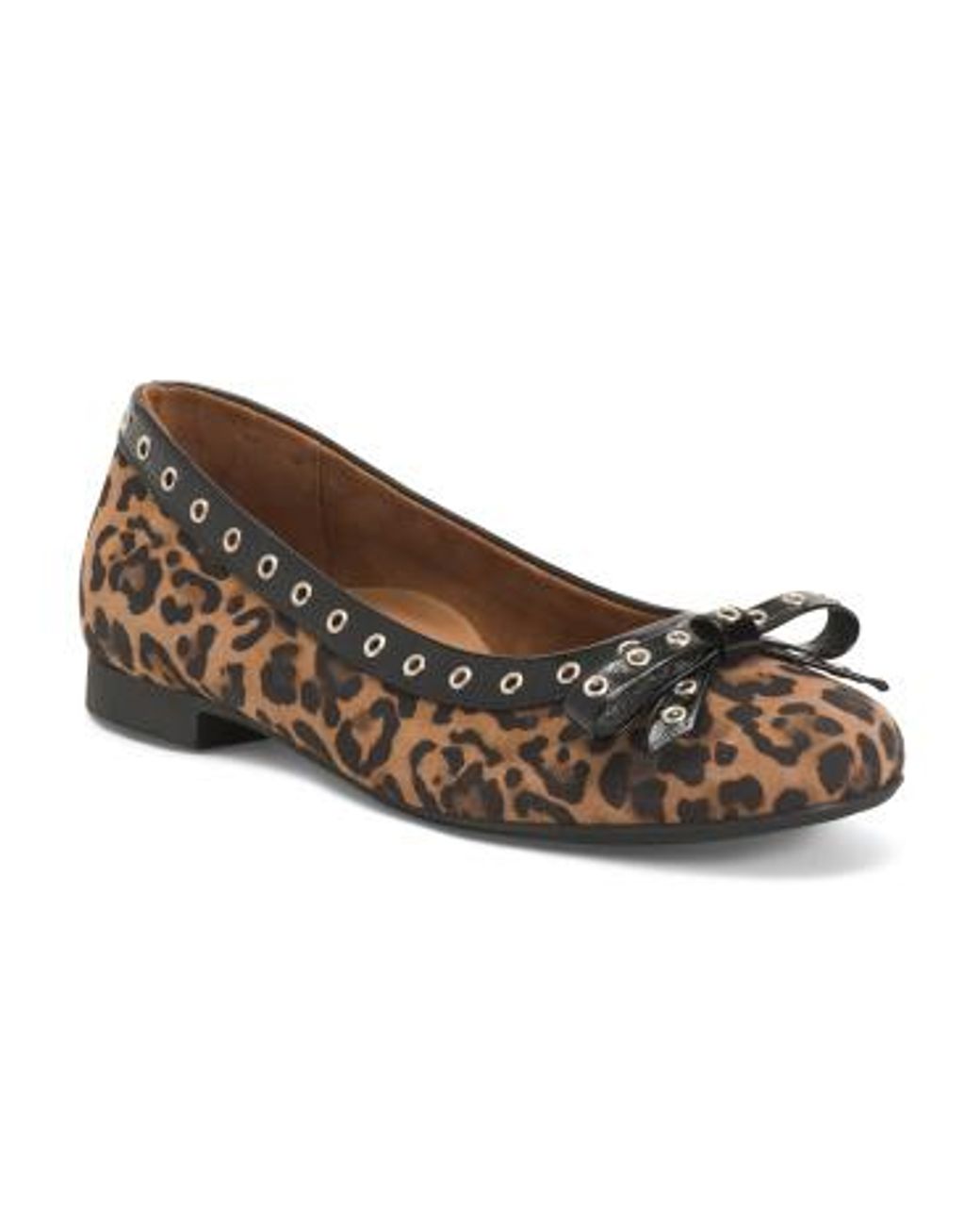 MARSHALLS Brown Suede Chrissy Flats For