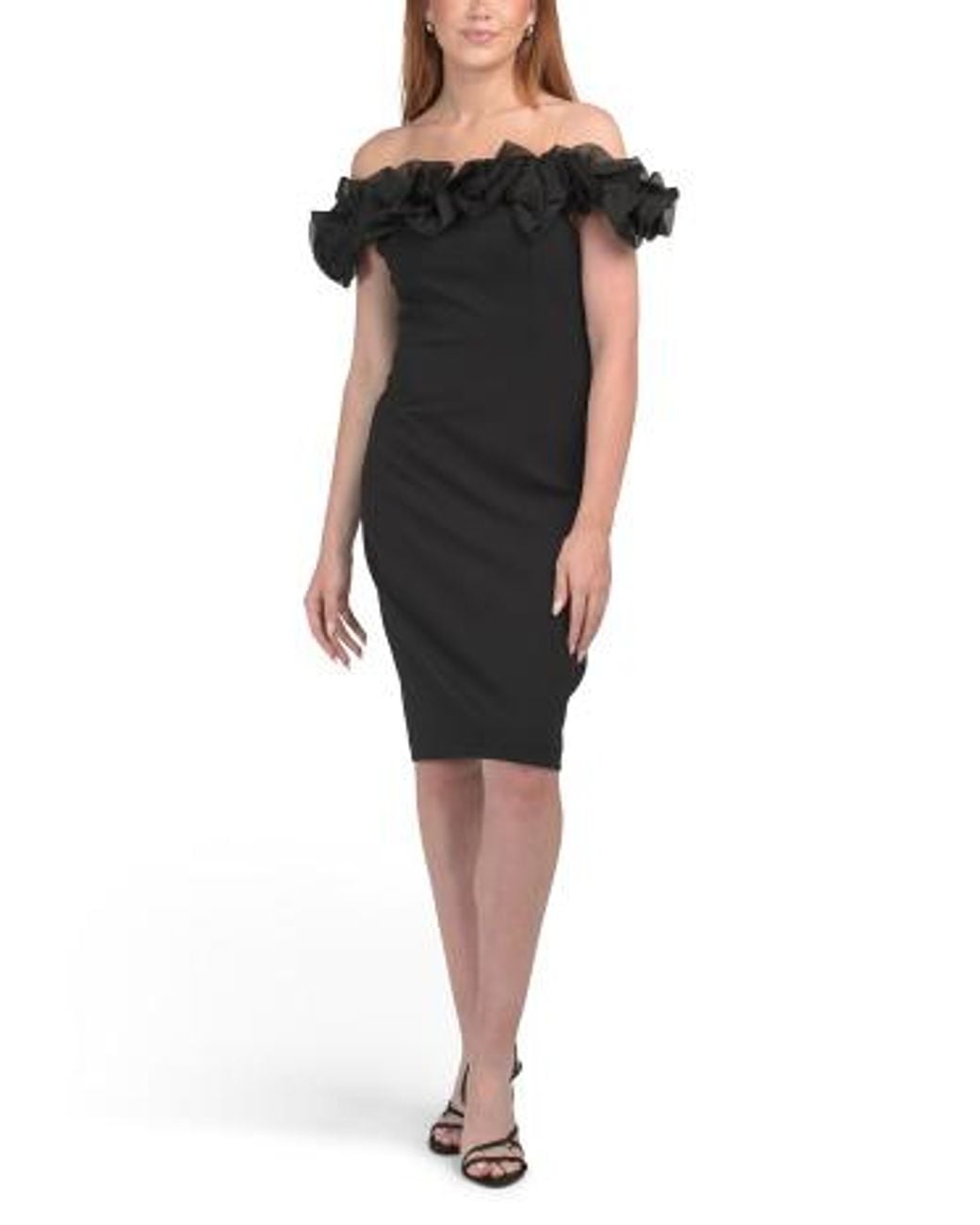 black flowy dress with sleeves High Low Floral Mid-Length Long Sleeve The Woman in Black SIZE:Custom Size(Add your sizes in the 