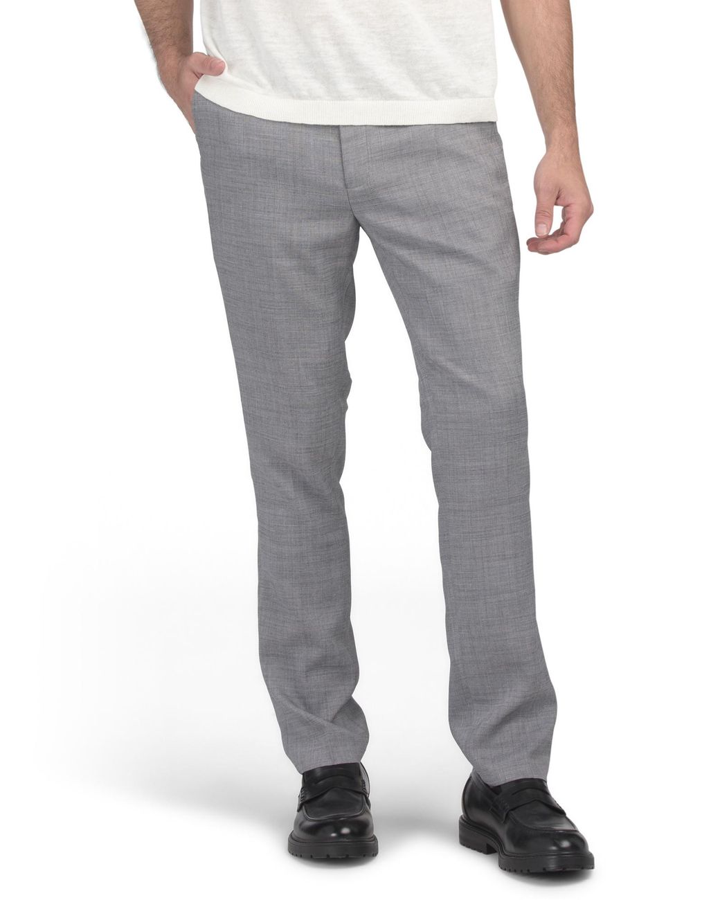 MARSHALLS Gray Trouser Pants For for men