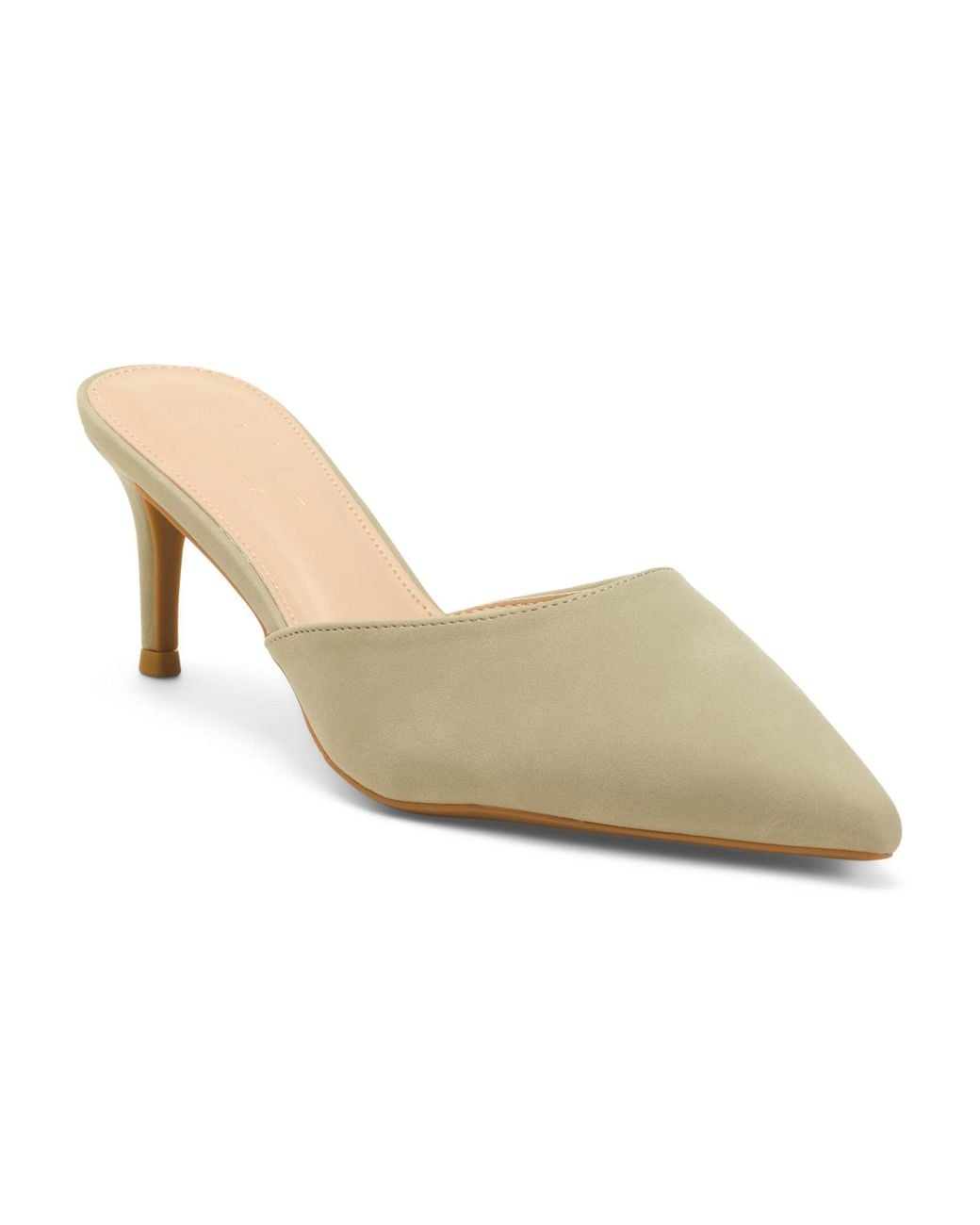 MARSHALLS Natural Kosar Heeled Mules For