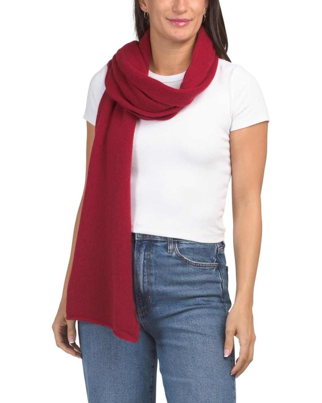 MARSHALLS White Cashmere Wrap Scarf