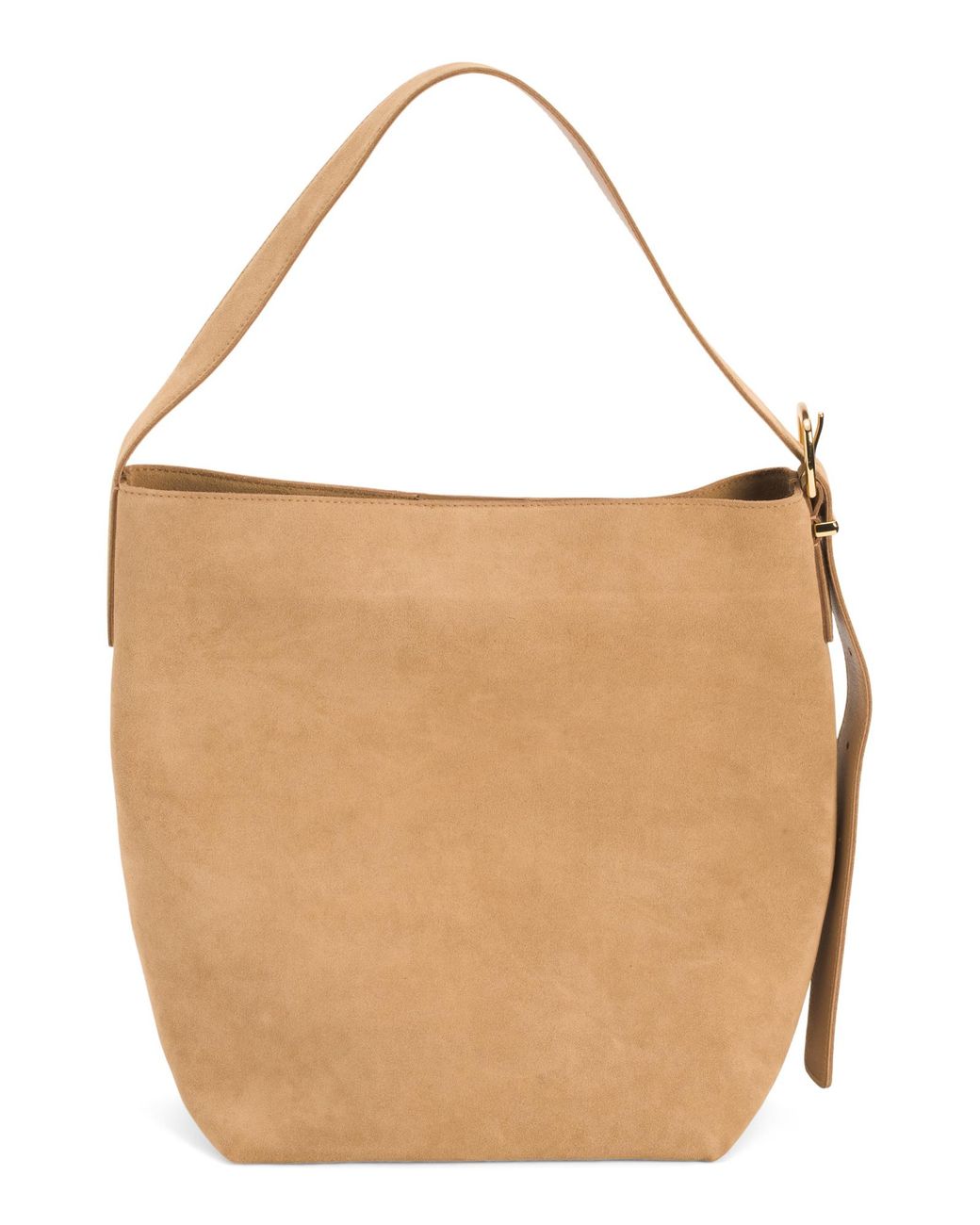 MARSHALLS Natural Suede Essentials Bucket Tote For