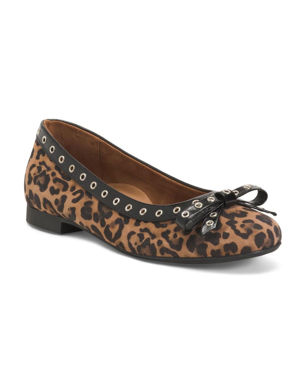 MARSHALLS Brown Suede Chrissy Flats For