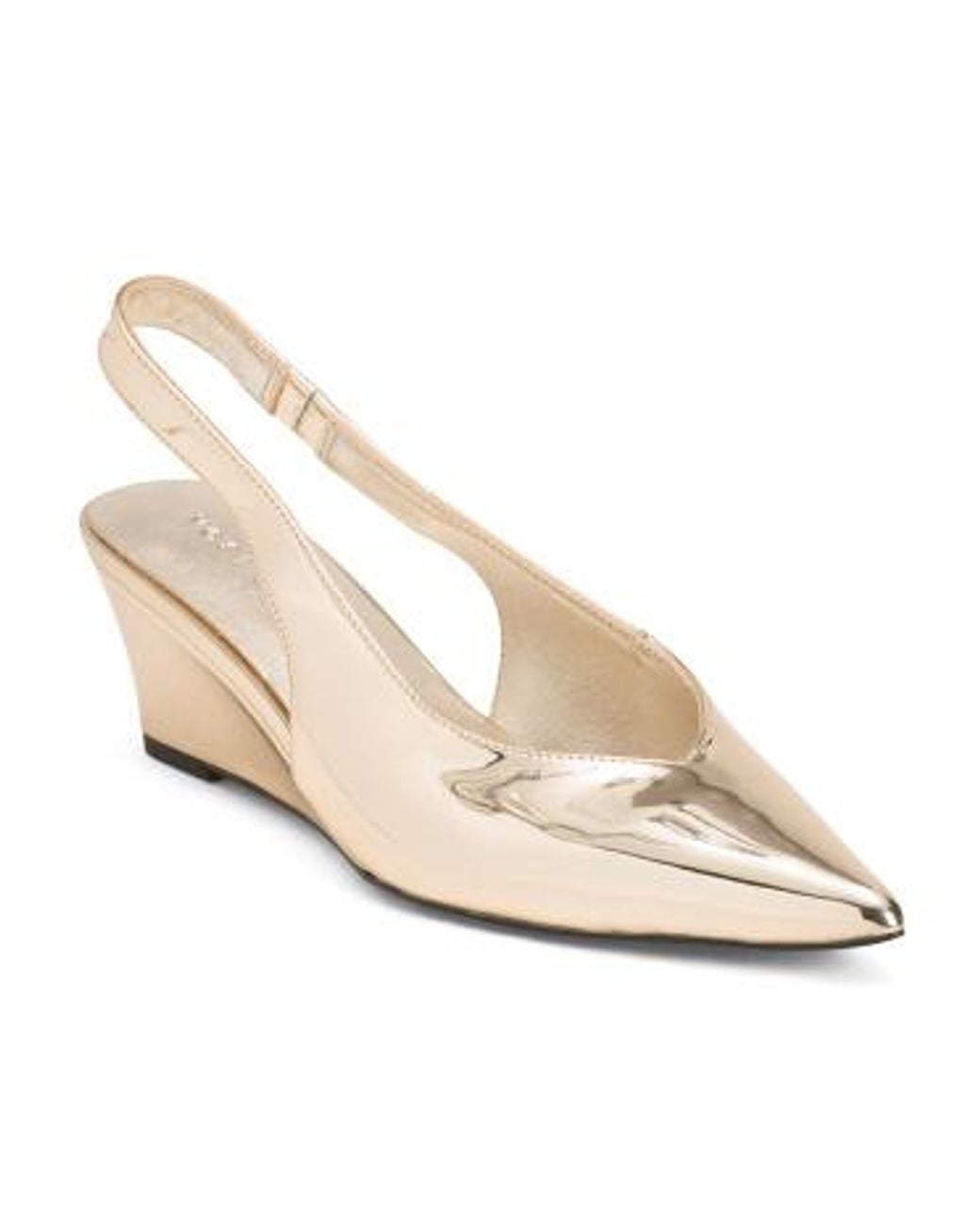 MARSHALLS White Phoebe Slingback Wedges For